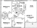 3 Bedroom / 1 Bath - 860 Sq. Ft.*